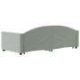 Sofá cama nido con cajones terciopelo gris claro 90x190 cm de vidaXL, Camas y somieres - Ref: Foro24-3197362, Precio: 286,33 ...