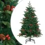 Árbol de Navidad artificial con piñas y bayas 150 cm de vidaXL, Arboles de navidad - Ref: Foro24-358375, Precio: 66,13 €, Des...