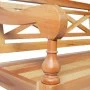 Batavia hellbraune Mahagoniholzbank 123 cm von vidaXL, Bänke für Hallen und Lager - Ref: Foro24-337078, Preis: 128,39 €, Raba...