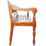 Batavia Bank aus massivem dunkelbraunem Mahagoniholz 123 cm von vidaXL, Bänke für Hallen und Lager - Ref: Foro24-337079, Prei...