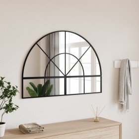 Espejo de pared arco de hierro negro 100x70 cm en Espejos | Comprar online en Foru.es