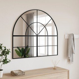Espejo de pared arco de hierro negro 100x90 cm en Espejos | Comprar online en Foru.es