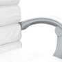 Silla de oficina reclinable masaje cuero sintético blanco de vidaXL, Sillas de oficina - Ref: Foro24-349732, Precio: 134,43 €...