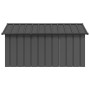 Casa perros acero galvanizado gris antracita 116,5x153x81,5 cm en Casetas para perros | Comprar online en Foru.es
