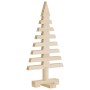 Árboles de Navidad de madera 3 pzas madera maciza pino en Decoración Festiva y Estacional | Comprar online en Foru.es