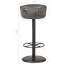Antique Gray Genuine Leather Kitchen Stool by vidaXL, Kitchen stools - Ref: Foro24-321874, Price: 131,67 €, Discount: %