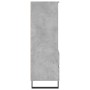 Aparador alto madera contrachapada gris hormigón 40x36x110 cm de vidaXL, Aparadores - Ref: Foro24-831520, Precio: 74,79 €, De...