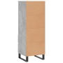 Aparador alto madera contrachapada gris hormigón 40x36x110 cm de vidaXL, Aparadores - Ref: Foro24-831520, Precio: 74,79 €, De...