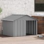 Casa para perros acero galvanizado gris 116,5x153x81,5 cm en Casetas para perros | Comprar online en Foru.es