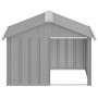 Casa para perros acero galvanizado gris 116,5x153x81,5 cm en Casetas para perros | Comprar online en Foru.es