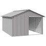 Casa para perros acero galvanizado gris 116,5x153x81,5 cm en Casetas para perros | Comprar online en Foru.es