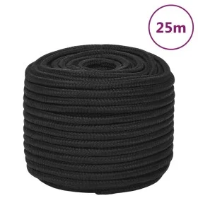 Cuerda de barco polipropileno negro intenso 14 mm 25 m de vidaXL, Sogas y cuerdas metálicas - Ref: Foro24-152515, Precio: 24,...
