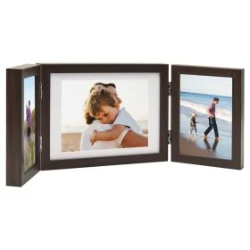 Dunkelbrauner Dreifach-Collage-Fotorahmen 22x15cm+2x(10x15cm) von vidaXL, Bilderrahmen - Ref: Foro24-332750, Preis: 12,83 €, ...