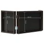 Dark brown triple collage photo frame 22x15cm+2x(10x15cm) by vidaXL, Photo frames - Ref: Foro24-332750, Price: 12,83 €, Disco...