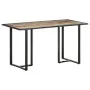 Recycled solid wood dining table 140 cm by vidaXL, Kitchen and dining tables - Ref: Foro24-320692, Price: 198,88 €, Discount: %