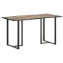 Recycled solid wood dining table 140 cm by vidaXL, Kitchen and dining tables - Ref: Foro24-320692, Price: 198,88 €, Discount: %