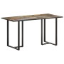 Mesa de comedor de madera maciza reciclada 140 cm de vidaXL, Mesas de cocina y de comedor - Ref: Foro24-320692, Precio: 202,5...
