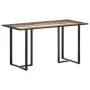 Recycled solid wood dining table 140 cm by vidaXL, Kitchen and dining tables - Ref: Foro24-320692, Price: 198,88 €, Discount: %