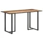 Massiver Mangoholz Esstisch 140 cm von vidaXL, Küchen- und Esstische - Ref: Foro24-320691, Preis: 174,77 €, Rabatt: %