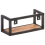Estantes de pared 2 unidades 40 cm madera maciza acacia de vidaXL, Estantes y estanterías - Ref: Foro24-320669, Precio: 44,90...