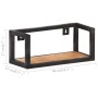 Estantes de pared 2 unidades 40 cm madera maciza acacia de vidaXL, Estantes y estanterías - Ref: Foro24-320669, Precio: 44,90...