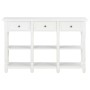Mesa consola de MDF blanca 120x30x76 cm de vidaXL, Mesas auxiliares - Ref: Foro24-280015, Precio: 221,62 €, Descuento: %