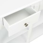 Mesa consola de MDF blanca 120x30x76 cm de vidaXL, Mesas auxiliares - Ref: Foro24-280015, Precio: 221,62 €, Descuento: %