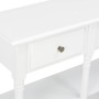 Mesa consola de MDF blanca 120x30x76 cm de vidaXL, Mesas auxiliares - Ref: Foro24-280015, Precio: 221,62 €, Descuento: %