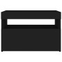 Mueble de TV con luces LED negro 60x35x40 cm de vidaXL, Muebles TV - Ref: Foro24-804411, Precio: 48,55 €, Descuento: %