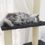 Rascador para gatos con postes de sisal gris oscuro 155 cm de vidaXL, Mobiliario para gatos - Ref: Foro24-171517, Precio: 56,...