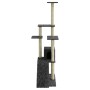 Rascador para gatos con postes de sisal gris oscuro 155 cm de vidaXL, Mobiliario para gatos - Ref: Foro24-171517, Precio: 56,...