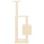Rascador para gatos con postes de sisal color crema 104 cm de vidaXL, Mobiliario para gatos - Ref: Foro24-171469, Precio: 53,...