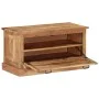 Banco zapatero madera de acacia maciza 85x40x45 cm de vidaXL, Bancos para recibidores y almacenamiento - Ref: Foro24-337826, ...