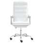 Silla de oficina reclinable cuero sintético blanco de vidaXL, Sillas de oficina - Ref: Foro24-349658, Precio: 115,81 €, Descu...