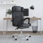 Silla de oficina reclinable masaje cuero sintético negro de vidaXL, Sillas de oficina - Ref: Foro24-349743, Precio: 152,11 €,...