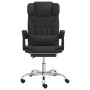 Silla de oficina reclinable masaje cuero sintético negro de vidaXL, Sillas de oficina - Ref: Foro24-349743, Precio: 152,11 €,...