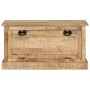 Banco zapatero madera de mango maciza 85x40x45 cm de vidaXL, Bancos para recibidores y almacenamiento - Ref: Foro24-337827, P...