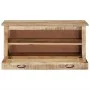Solid mango wood shoe bench 85x40x45 cm by vidaXL, Benches for halls and storage - Ref: Foro24-337827, Price: 248,33 €, Disco...