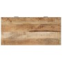 Banco zapatero madera de mango maciza 85x40x45 cm de vidaXL, Bancos para recibidores y almacenamiento - Ref: Foro24-337827, P...