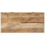 Banco zapatero madera de mango maciza 85x40x45 cm de vidaXL, Bancos para recibidores y almacenamiento - Ref: Foro24-337827, P...
