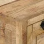 Banco zapatero madera de mango maciza 85x40x45 cm de vidaXL, Bancos para recibidores y almacenamiento - Ref: Foro24-337827, P...