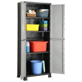 Armario de plástico 68x39x171,5 cm de vidaXL, Taquillas y armarios de almacenamiento - Ref: Foro24-337896, Precio: 139,05 €, ...