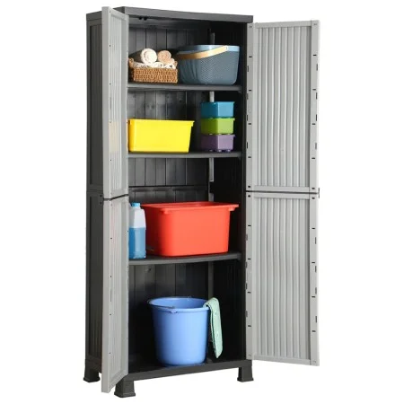Armario de plástico 68x39x171,5 cm de vidaXL, Taquillas y armarios de almacenamiento - Ref: Foro24-337896, Precio: 139,05 €, ...