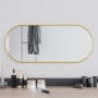 Espejo de pared ovalado dorado 70x30 cm de vidaXL, Espejos - Ref: Foro24-348198, Precio: 50,67 €, Descuento: %