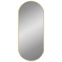 Espejo de pared ovalado dorado 70x30 cm de vidaXL, Espejos - Ref: Foro24-348198, Precio: 50,67 €, Descuento: %