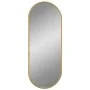 Espejo de pared ovalado dorado 60x25 cm de vidaXL, Espejos - Ref: Foro24-348197, Precio: 37,27 €, Descuento: %