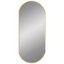 Espejo de pared ovalado dorado 80x35 cm de vidaXL, Espejos - Ref: Foro24-348199, Precio: 46,61 €, Descuento: %