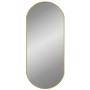 Espejo de pared ovalado dorado 80x35 cm de vidaXL, Espejos - Ref: Foro24-348199, Precio: 46,61 €, Descuento: %