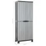 Armario de plástico 68x39x171,5 cm de vidaXL, Taquillas y armarios de almacenamiento - Ref: Foro24-337896, Precio: 139,05 €, ...