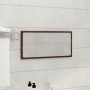 Set de muebles baño 2 pzas madera contrachapada marrón roble de vidaXL, Muebles de baño - Ref: Foro24-815740, Precio: 64,55 €...